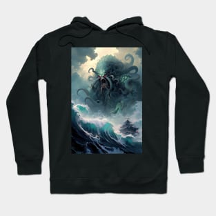 Cthulhu Kanagawa Hoodie